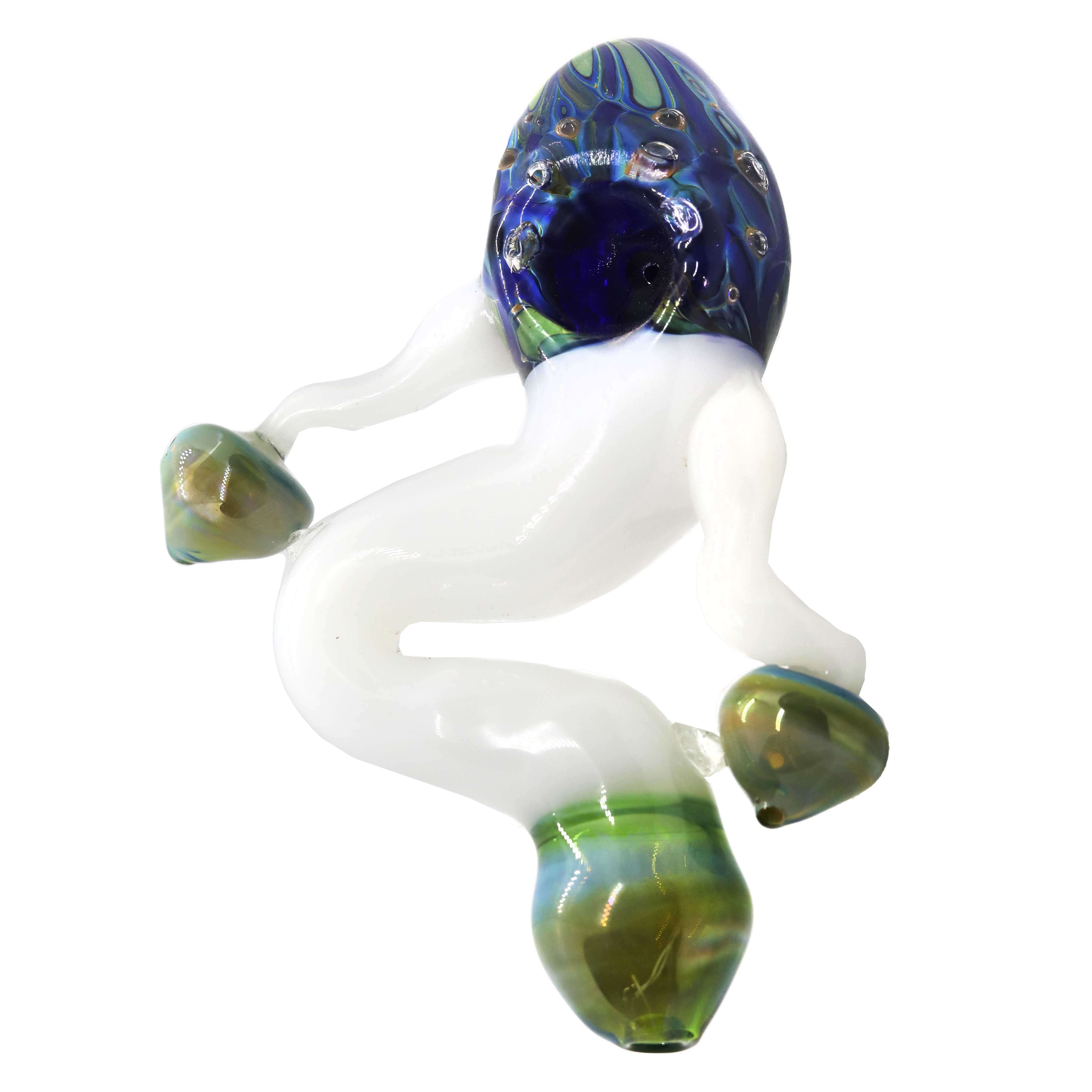 Triple Mushroom Gold Fumed Handpipe (SB-2331) | 5 inch product image